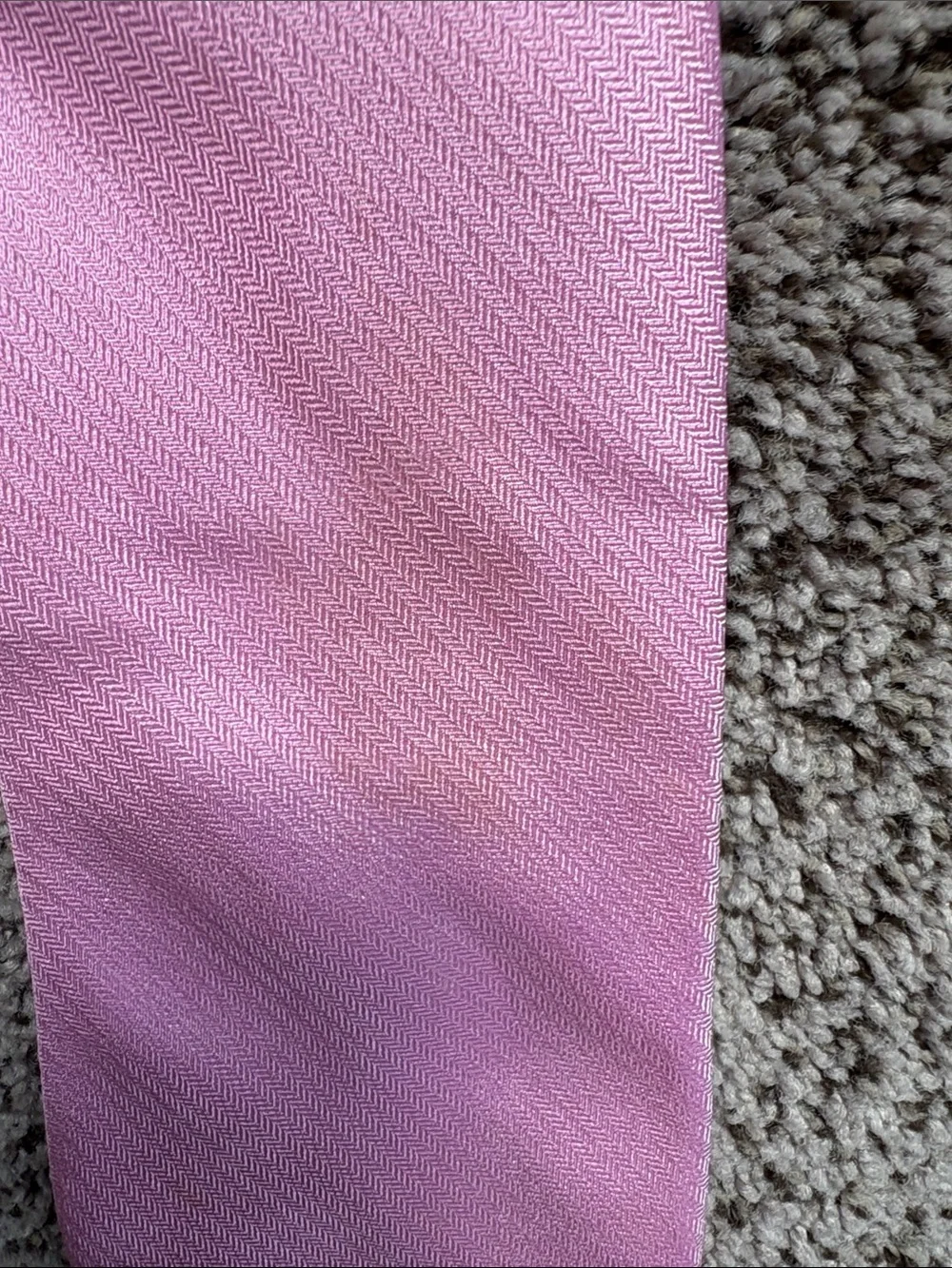 Lauren Ralph Lauren Pink Solid Silk Tie